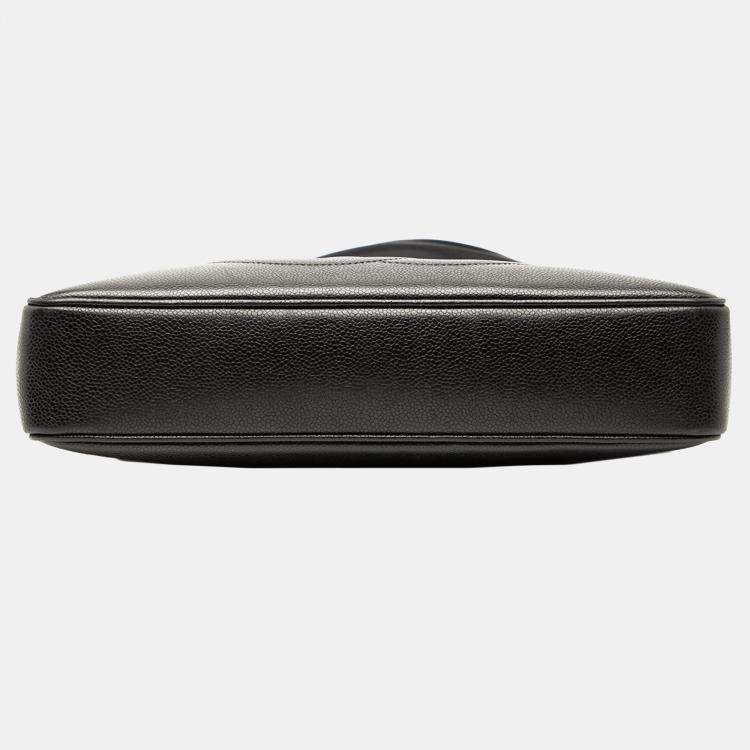 Pre Owned Chanel Black CC Caviar Chain Tote