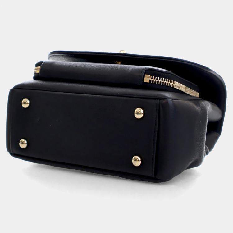 Pre Owned Chanel Small Caviar Business Affinity Top Handle Bag