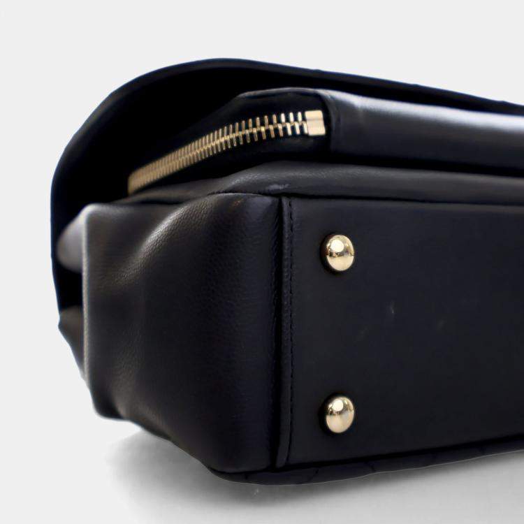 Pre Owned Chanel Small Caviar Business Affinity Top Handle Bag