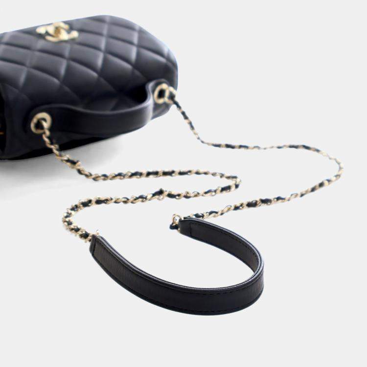 Pre Owned Chanel Small Caviar Business Affinity Top Handle Bag