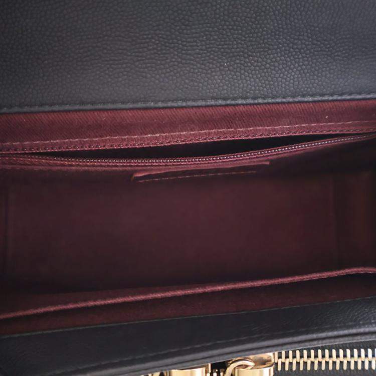 Pre Owned Chanel Small Caviar Business Affinity Top Handle Bag