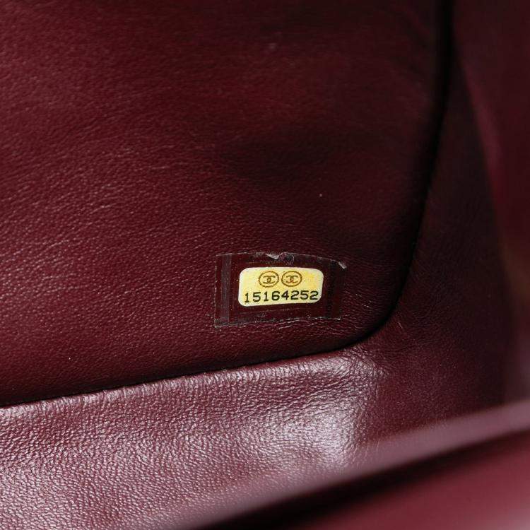 Pre Owned Chanel Black Jumbo Classic Lambskin Double Flap