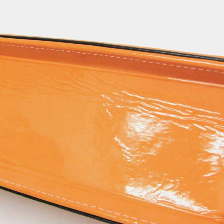 Pre Owned Chanel Chain Shoulder Bag Leather Shoulder Bag Pink Yellow