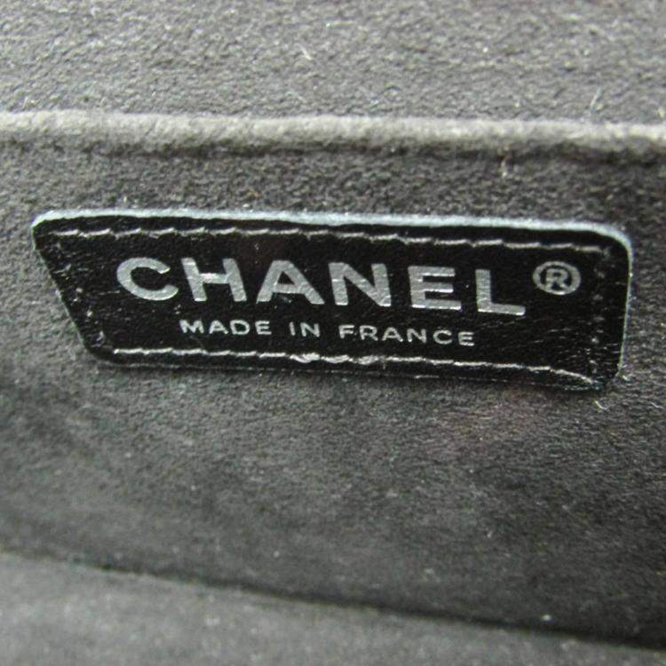 Pre Owned Chanel Chain Shoulder Bag Leather Shoulder Bag Pink Yellow