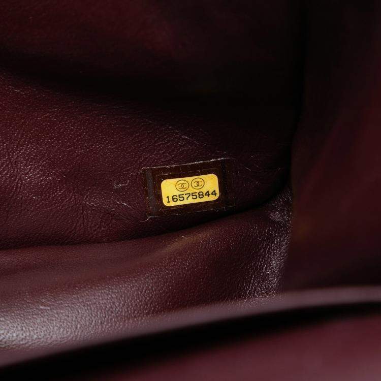 Pre Owned Chanel Black Jumbo Classic Lambskin Double Flap