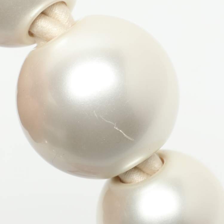 Pre Owned Chanel Pearl Handle Small Pink Tweed Flap Bag