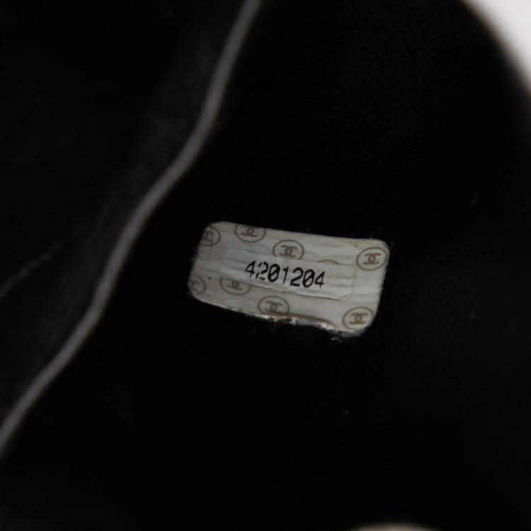 Pre Owned Chanel Black CC Caviar Vanity Bag