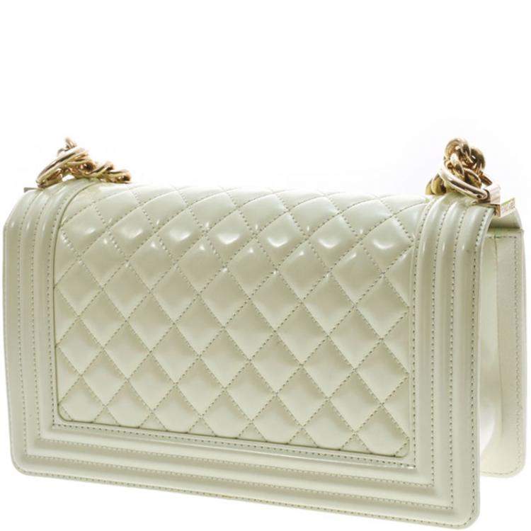Chanel, Quilted Lambskin Boy Flap Bag
