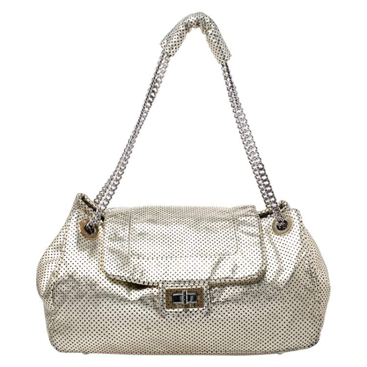 Chanel Classic Twist Flap Bag Quilted Patent with Lambskin Medium at  1stDibs