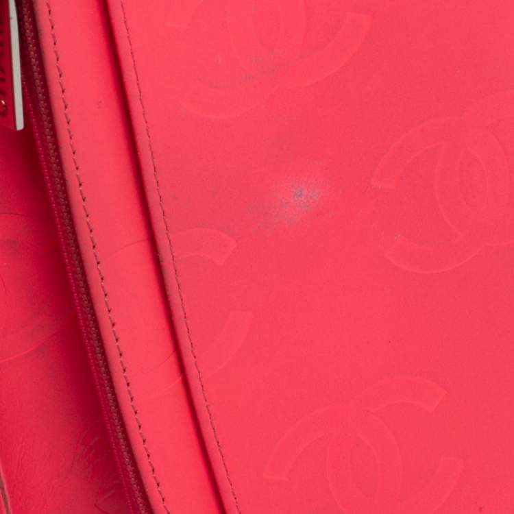 Pre Owned Chanel Black Leather Cambon Ligne Bifold Wallet