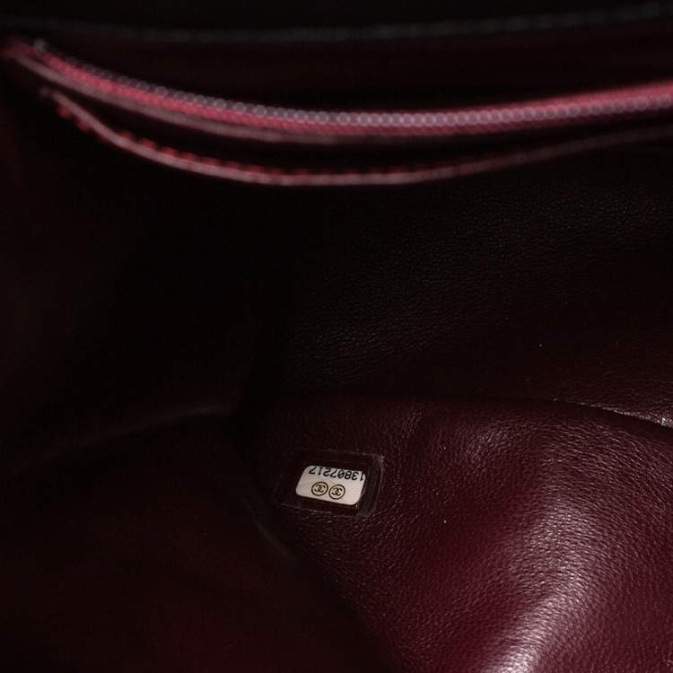 Pre Owned Chanel Black Quilted Leather Maxi Classic Single Flap Bag