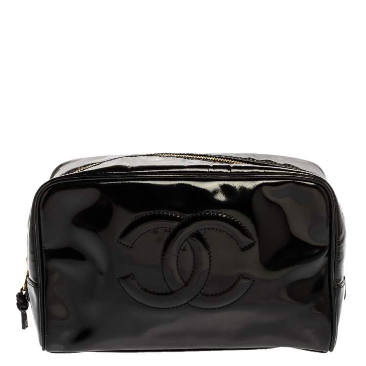 CHANEL Leather Makeup Makeup Bags for sale