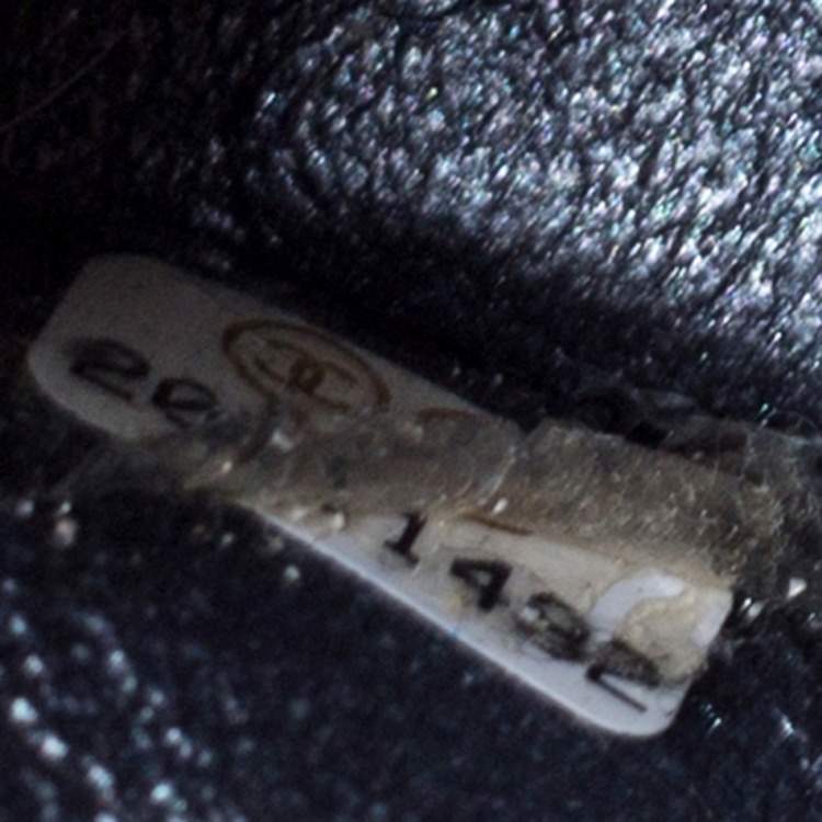 Pre Owned Chanel Metallic Dark Blue Quilted Leather New Mini Classic Single Flap Bag