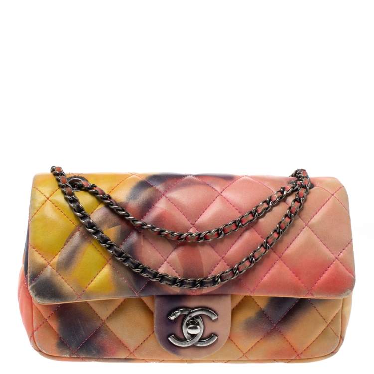 Chanel Multicolor Quilted Leather Small Classic Flower Power Single Flap  Bag Chanel | The Luxury Closet