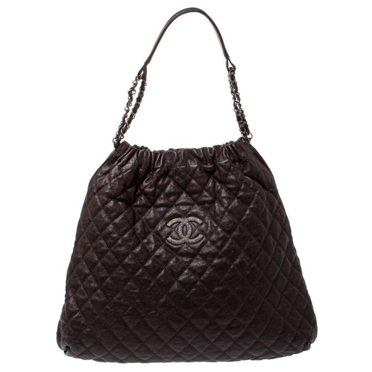 chanel caviar leather