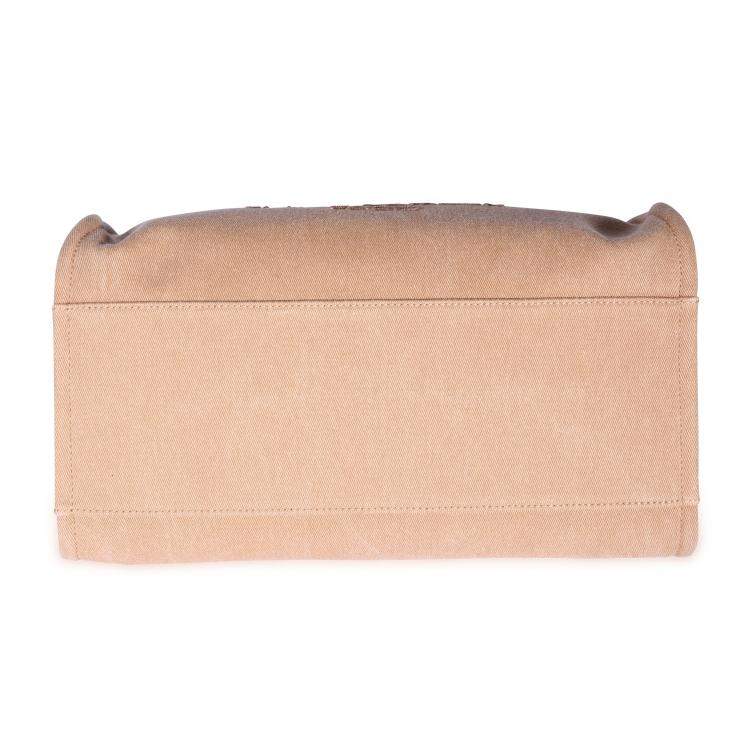Pre Owned Chanel Beige Canvas Deauville Large Tote Bag