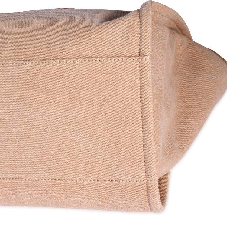 Pre Owned Chanel Beige Canvas Deauville Large Tote Bag