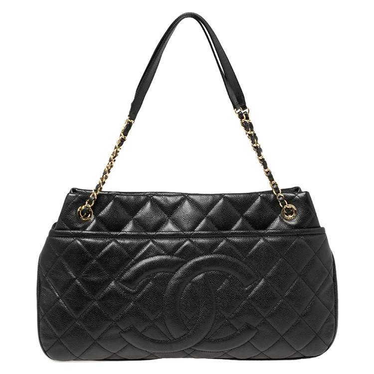 Chanel Caviar Leather Timeless CC Soft Large Tote (SHF-23601) – LuxeDH