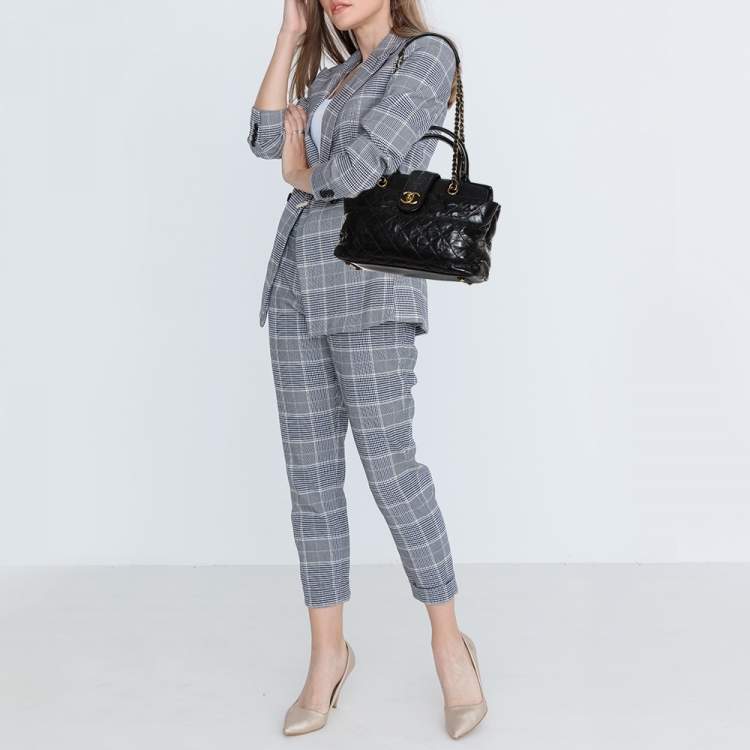 Portobello leather handbag Chanel Grey in Leather - 25282810