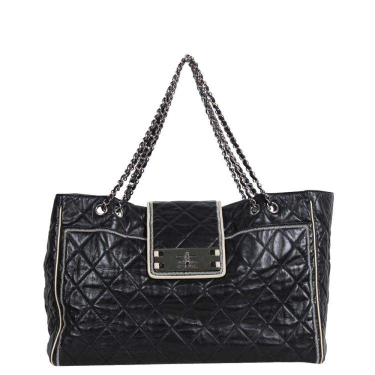 chanel east west tote