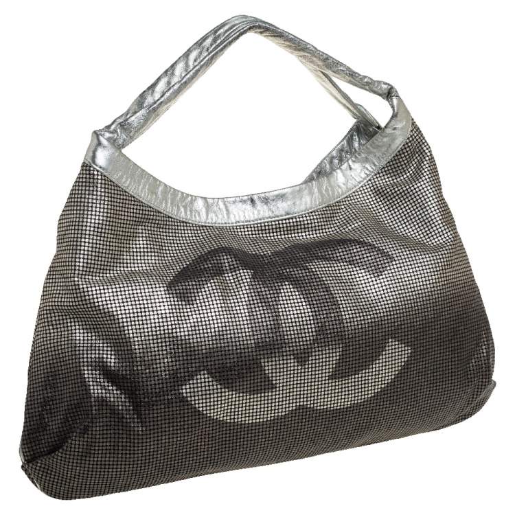 Pre Owned Chanel Metallic Ombre Leather Hollywood CC Hobo