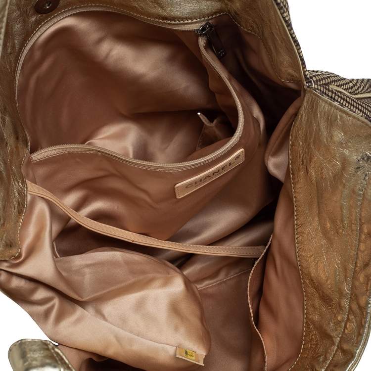 Pre Owned Chanel Metallic Ombre Leather Hollywood CC Hobo