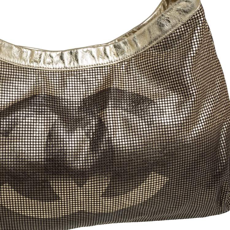 Pre Owned Chanel Metallic Ombre Leather Hollywood CC Hobo