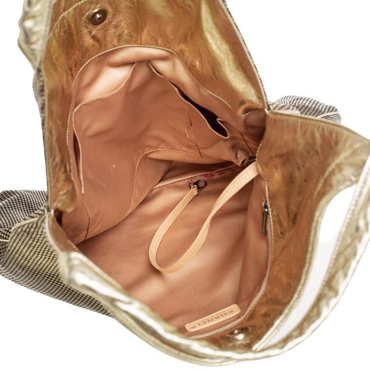 Pre Owned Chanel Metallic Ombre Leather Hollywood CC Hobo