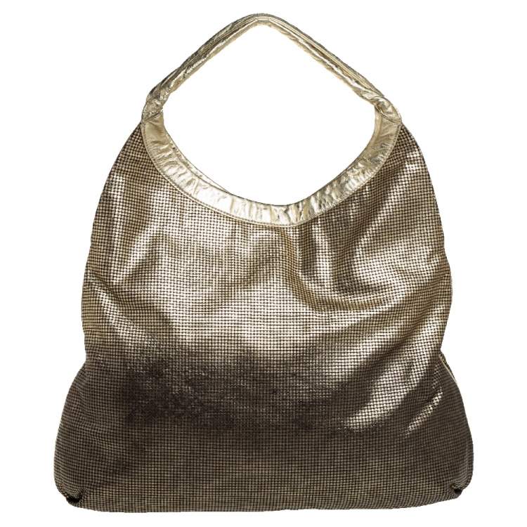 Pre Owned Chanel Metallic Ombre Leather Hollywood CC Hobo