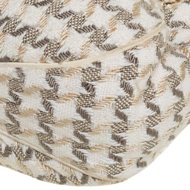 Pre Owned Chanel Multicolor Tweed CC Boucle Knitting Bag