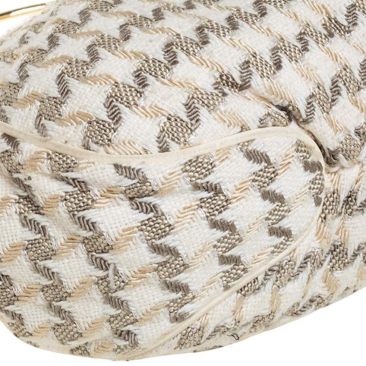 Pre Owned Chanel Multicolor Tweed CC Boucle Knitting Bag