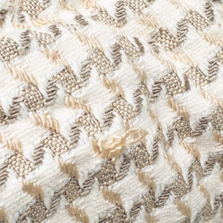 Pre Owned Chanel Multicolor Tweed CC Boucle Knitting Bag