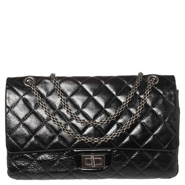Chanel Black Quilted Patent Leather Jumbo Reissue 2.55 Classic 227 Flap Bag  Chanel | The Luxury Closet