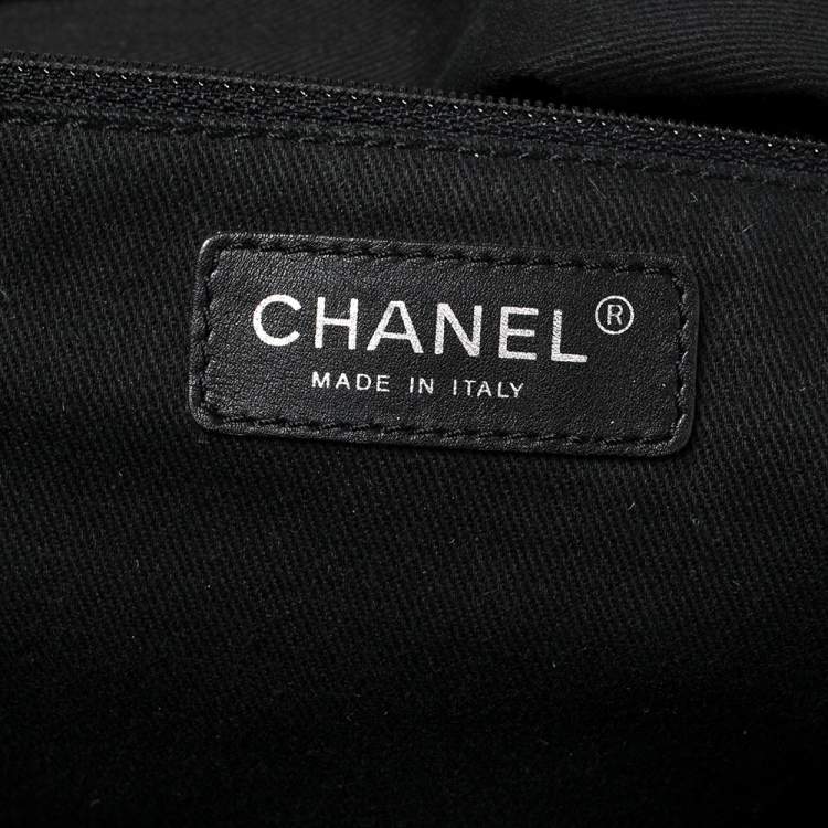 Pre Owned Chanel Grey Quilted Denim XXL Reissue 2.55 Flap Bag