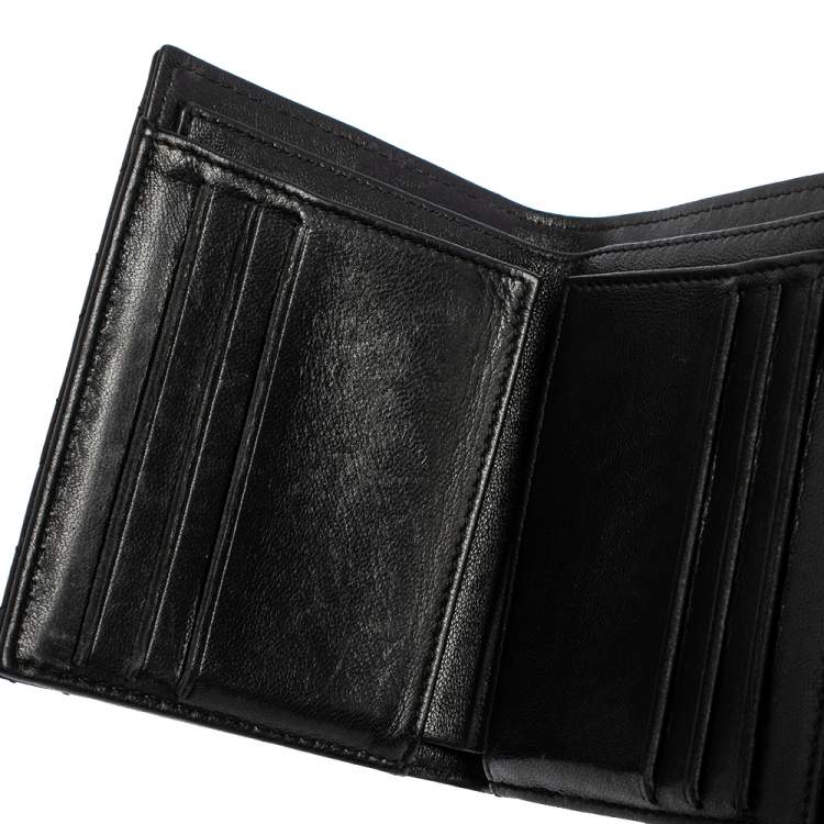 Chanel Black Quilted Lambskin Leather Small Boy Wallet Chanel