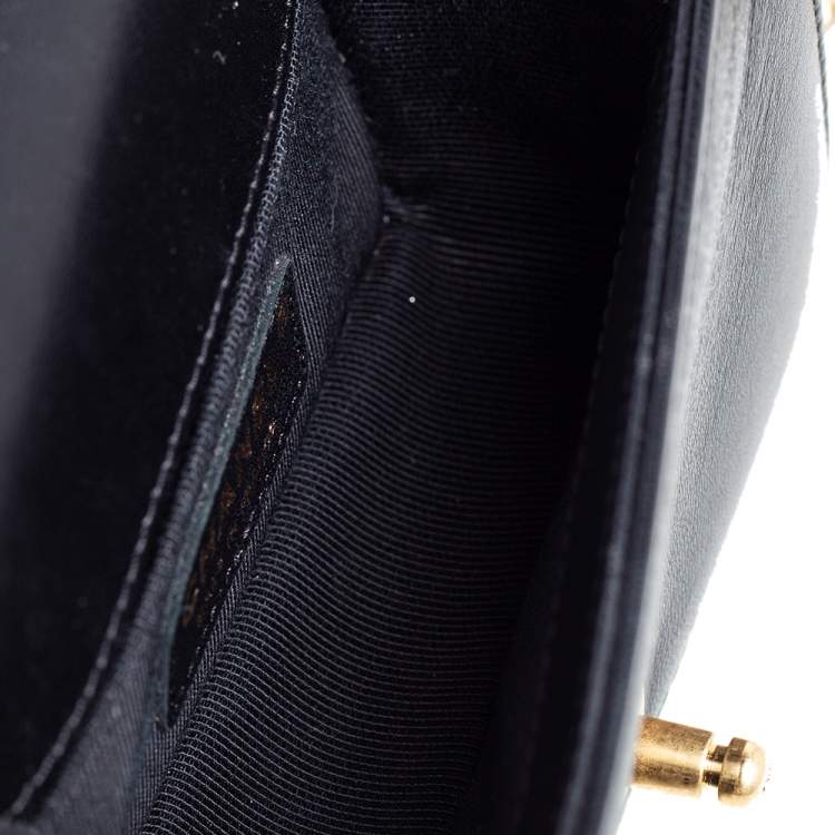 Pre Owned Chanel Black Leather and Tweed Mini Boy Bag