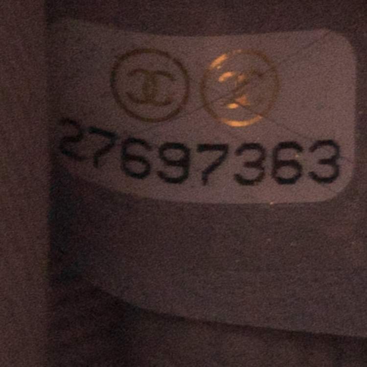 Pre Owned Chanel Grey Quilted Caviar Leather CC Belt Bag