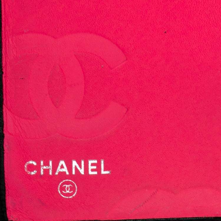 Pre Owned Chanel Black Quilted Leather Cambon Ligne Yen Long Wallet