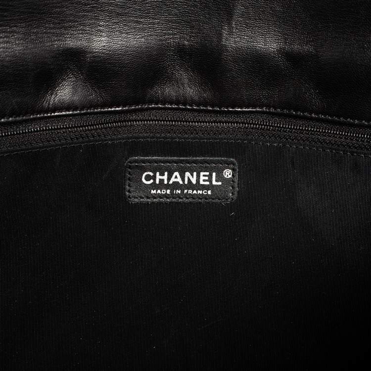 Pre Owned Chanel Black Quilted Leather Reissue Double Sided Flap Clutch