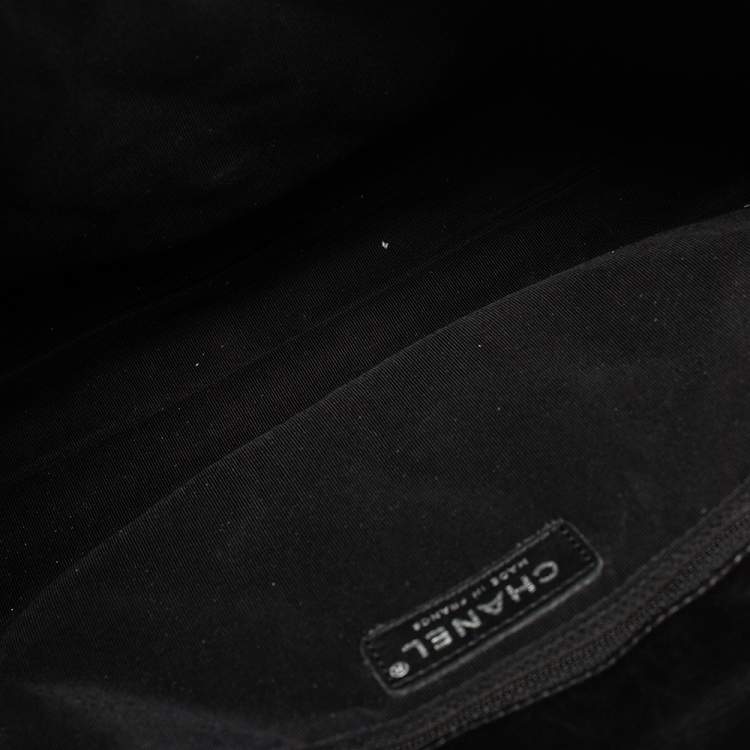 Pre Owned Chanel Black Quilted Leather Reissue Double Sided Flap Clutch
