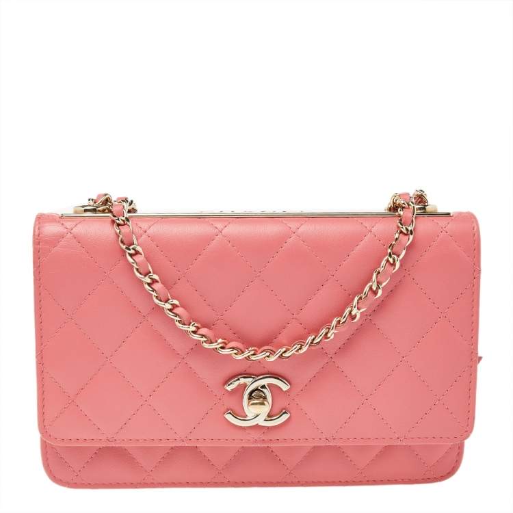 Chanel Red Classic Quilted WOC
