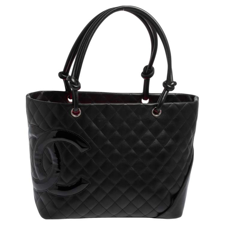 Chanel Black Lambskin Large Rue de Cambon Tote Bag Chanel | The Luxury  Closet