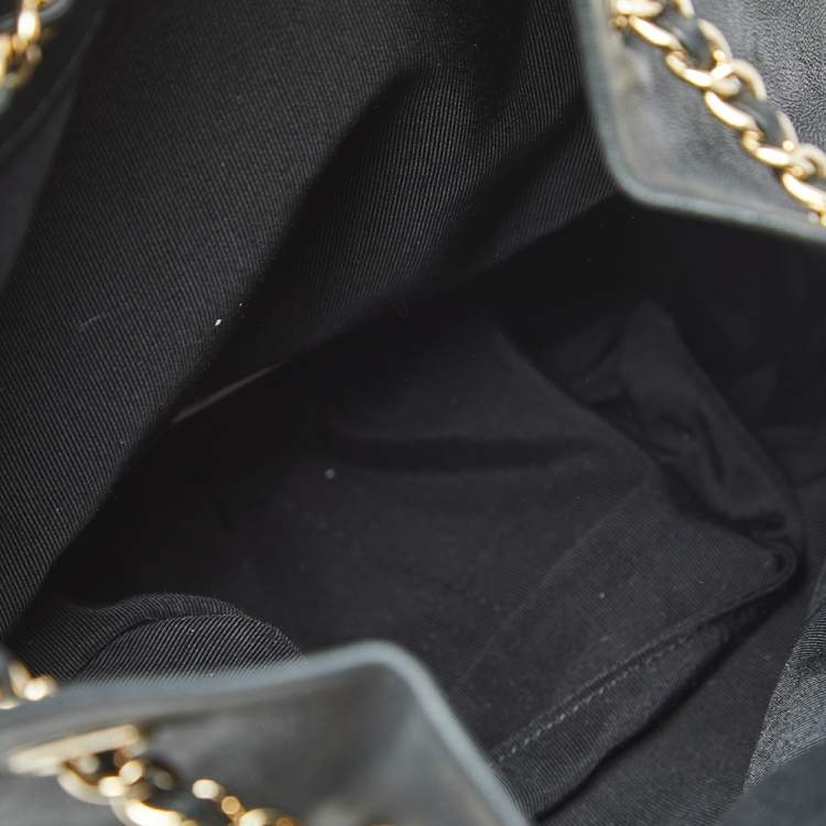 مملوكة مسبقًا Chanel Black Quilted Leather Large Seoul Backpack