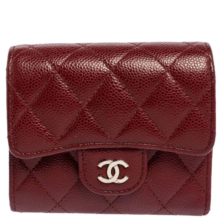 Chanel Red Caviar Leather Small CC Classic Flap Wallet Chanel | The Luxury  Closet