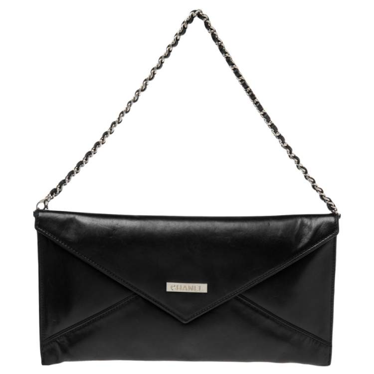 Chanel Black Lambskin 31 Mademoiselle Cambon Envelope Clutch Chanel | The  Luxury Closet