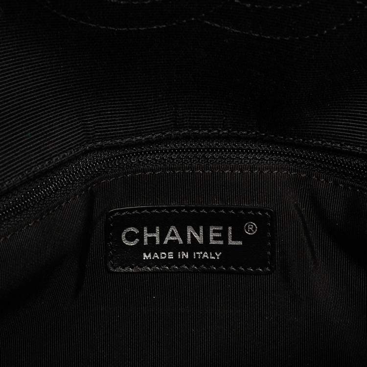 Pre Owned Chanel Multicolor Quilted Tweed and Fabric Trim Accordion Flap Shoulder Bag