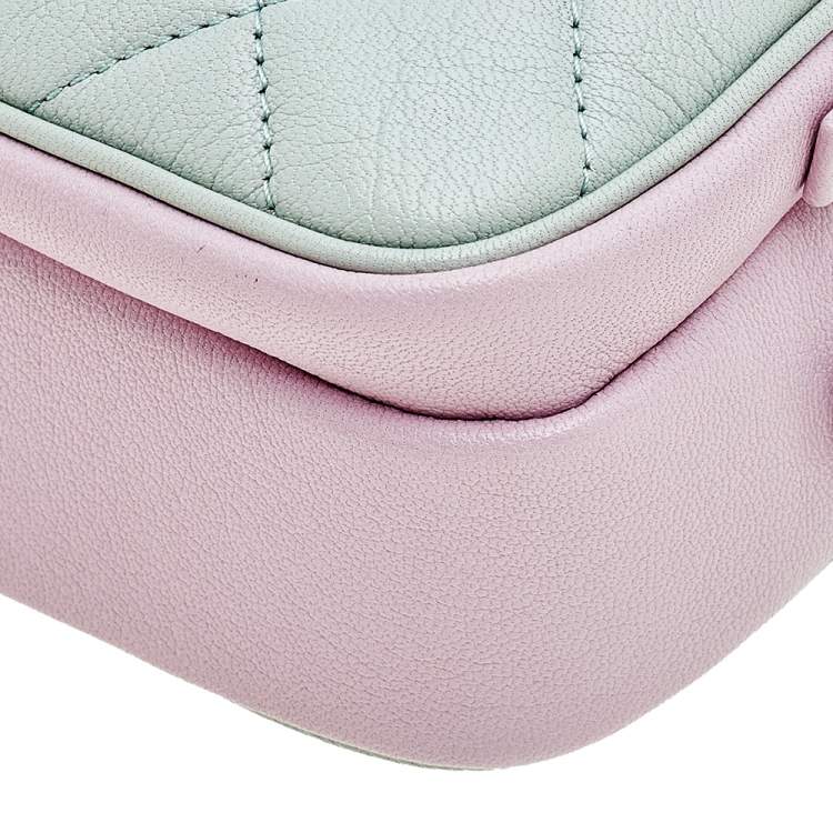 Pre Owned Chanel Tricolor Quilted Leather Belt Bag