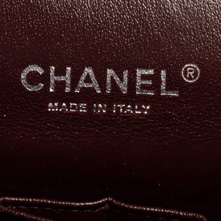 Pre Owned Chanel Black Quilted Caviar Leather Maxi Classic Double Flap Bag 