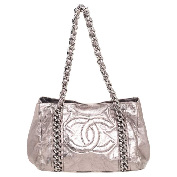 Chanel East West Modern Chain Tote in Metallic