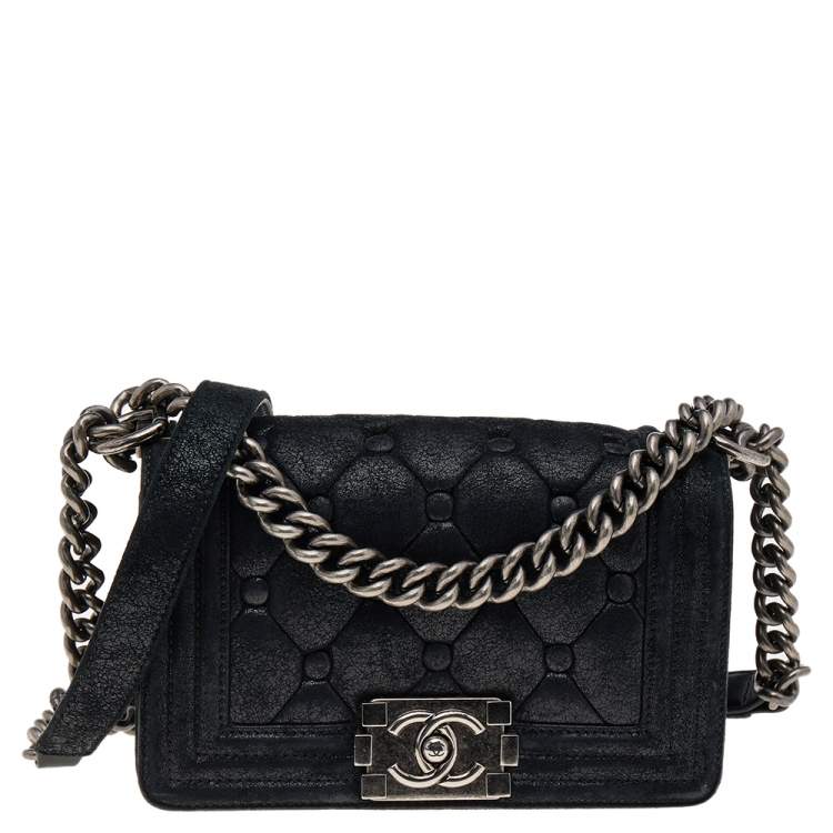 Chanel Quilted Chesterfield Backpack - Black Backpacks, Handbags